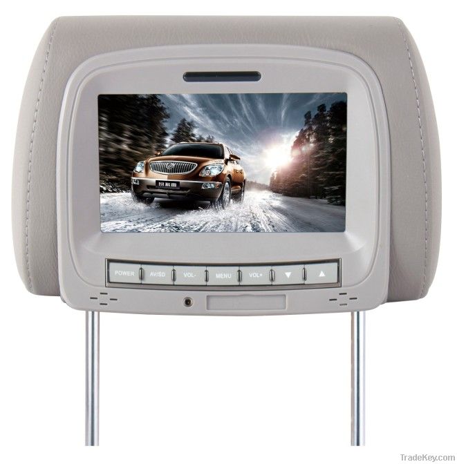 7 TFT LCD Headrest Monitor/2AV(IR)