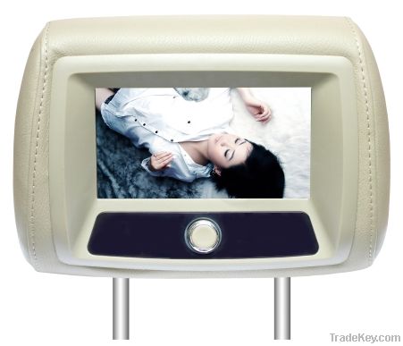 7 TFT LCD Headrest Monitor/2AV(IR)