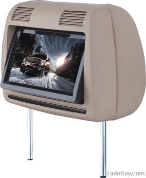 7" TFT LCD Car Headrest With DVD/USB/SD/GAME/TV