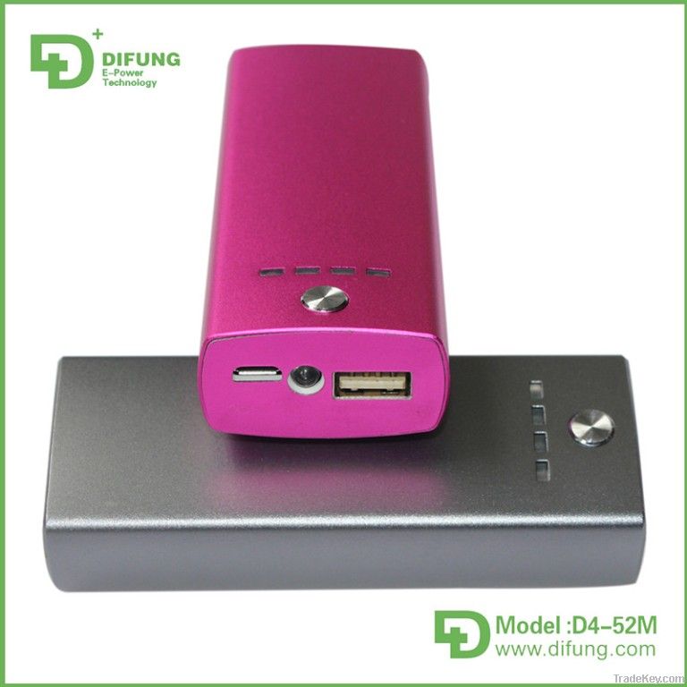 Business Use Modern Rechargeable 4400mah Portable Power Bank