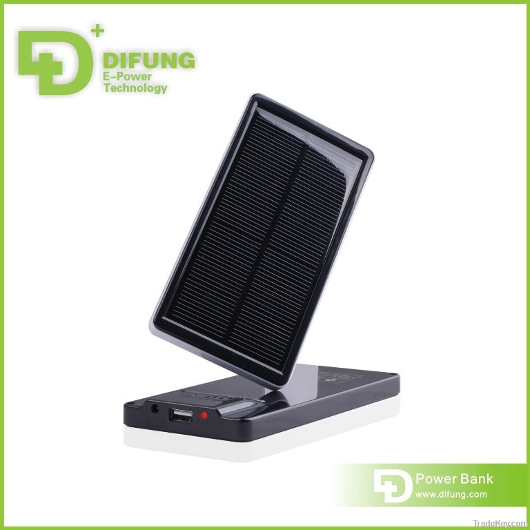 High  Fashionable Hiking Take Wireless Portable Solar Battery Charger