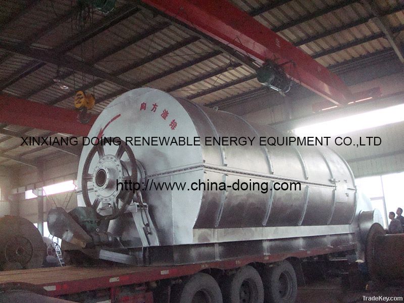 Waste plastic recycling machine for 8T