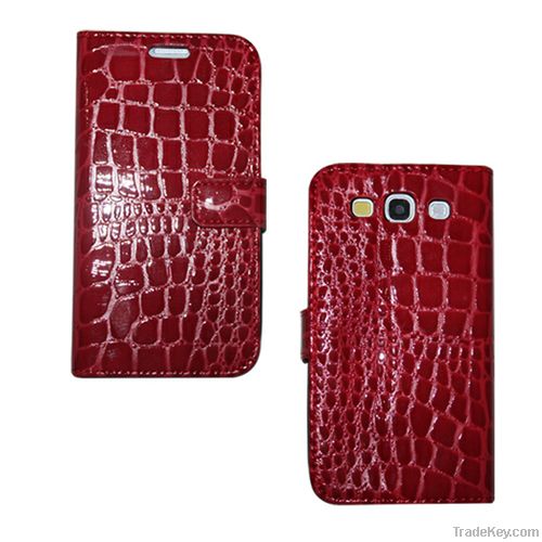 Crocodile Leather Case for Samsung Galaxy S3 I9300