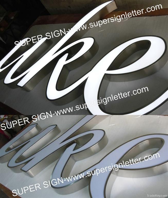 frontlit LED letter sign 01