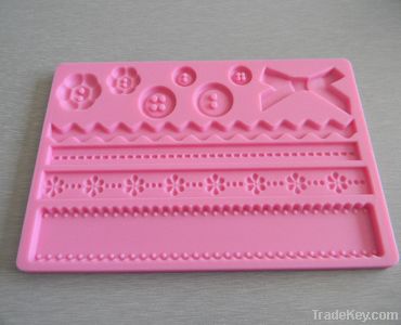 Silicone icing mould