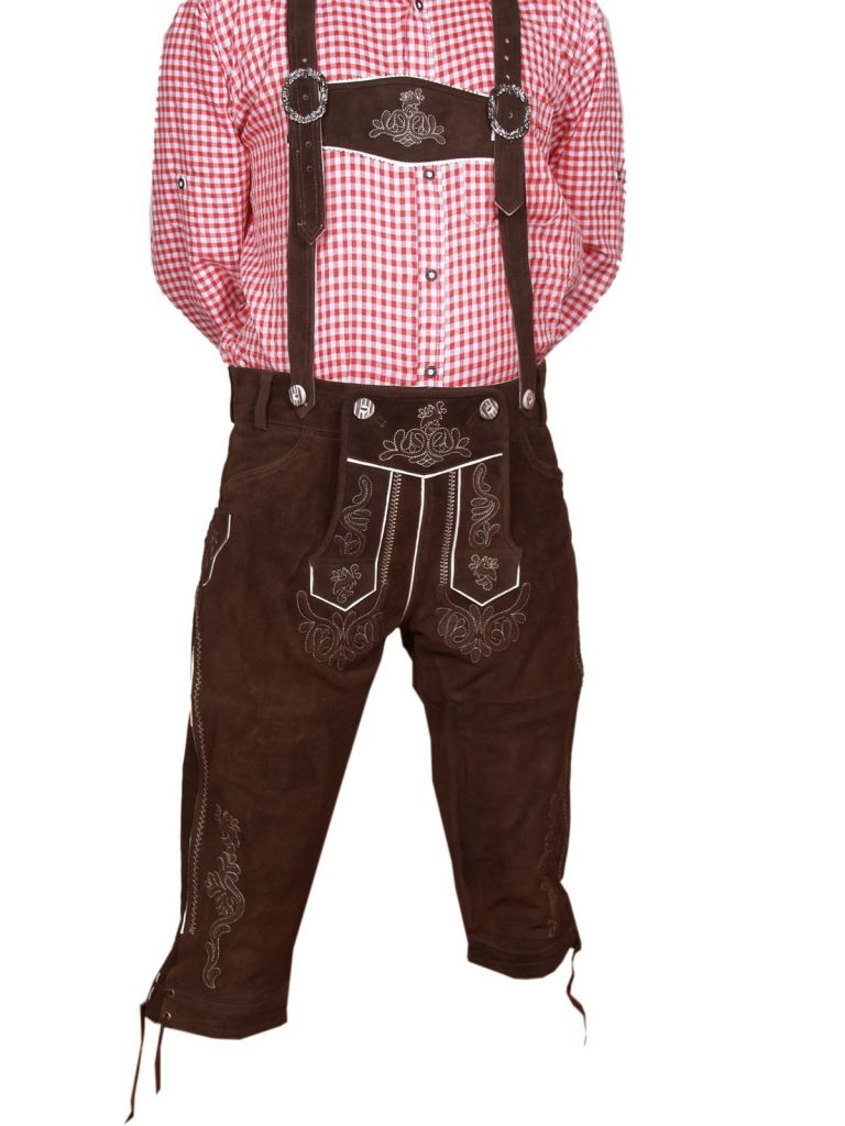 German Lederhosen , Herren Lederhosen , Kniehosen , Bavarian lederhosen , trachten lederhosen, kurz Hosen , lederhosen