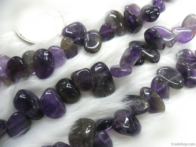 Natural Crysta Beads, Amethyst, Citrine, Rose Quartz, Faceted Crystal