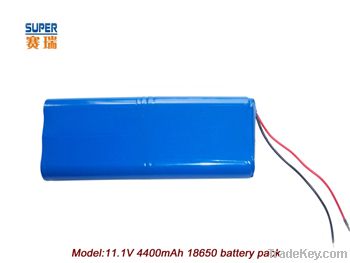 1.1V 4400mAh 18650 Lithium-ion battery With PCB Protection