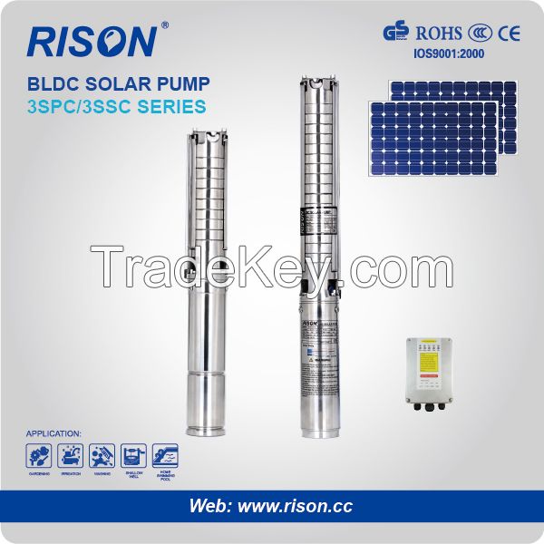 3" DC Submersible Solar Pump for Deep Well