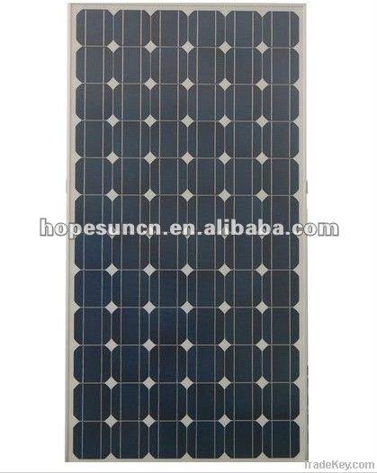 High Efficiency 180W 190W monocrystalline solar panel