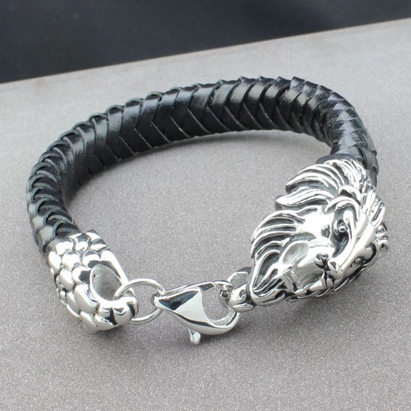 Fashion  stainless steel cuff bangle jewelry for men and women  animal bangle style