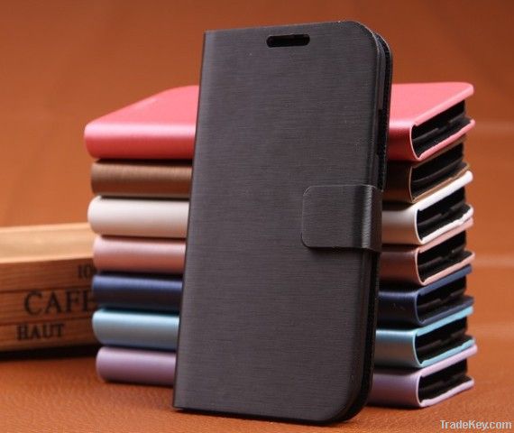 Thin Leather Flip Wallet Stand Leather Case for Samsung Galaxy S4 i9500