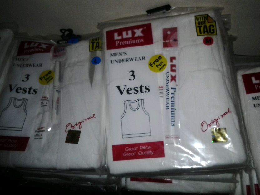 original lux vest singlet and round neck,