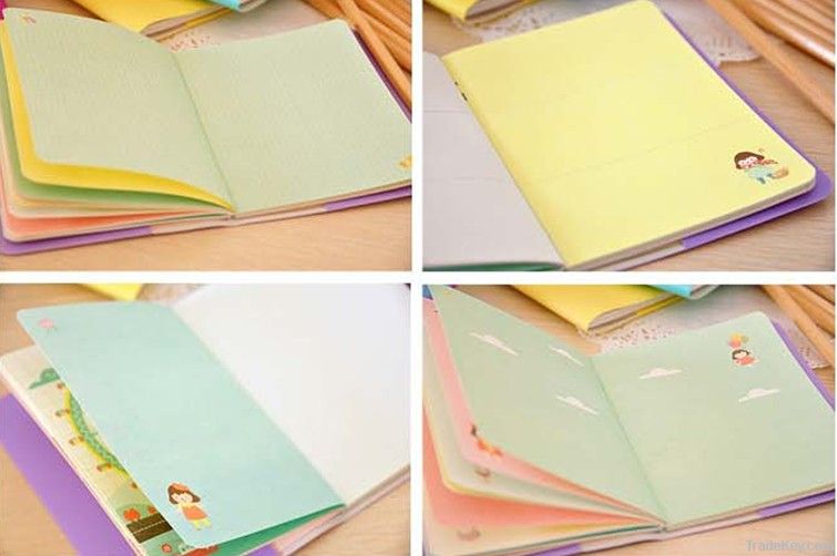 Soft cover lovely mini diary book easy to carry