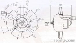 automobile condensing blower motor