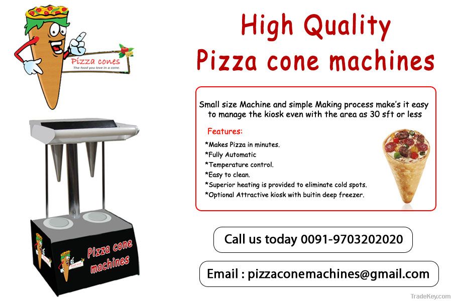 how make pizza cone machine