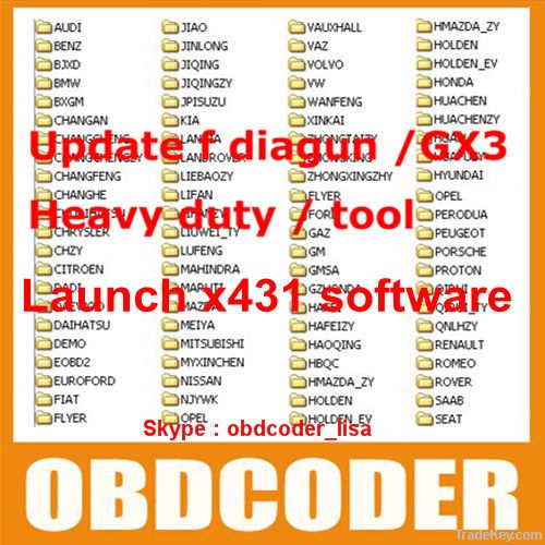 Launch X431 Diagun / GX3 / Master software upgrade update download