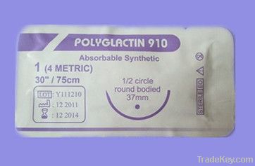 Polyglactin 910 (PGLA) suture