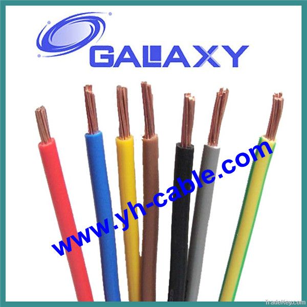 H07V-U, H07V-R, H07V-K 6mm2 copper conductor PVC electrical wire