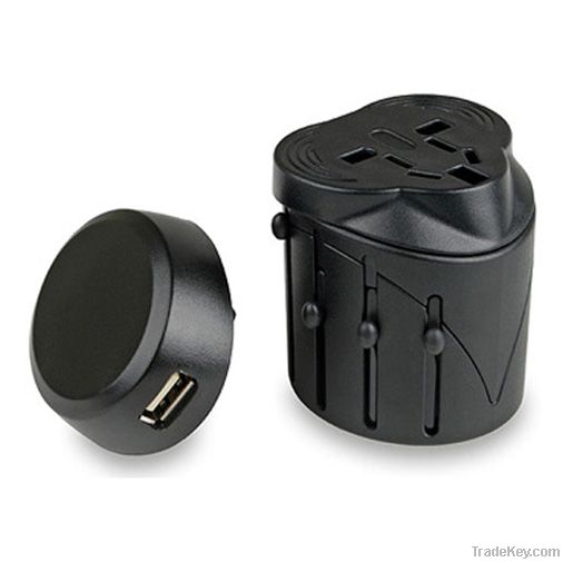 Travel Adapter with USB Charger HS-T098U