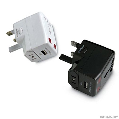 Travel Adapter With USB Charge HS-T095U
