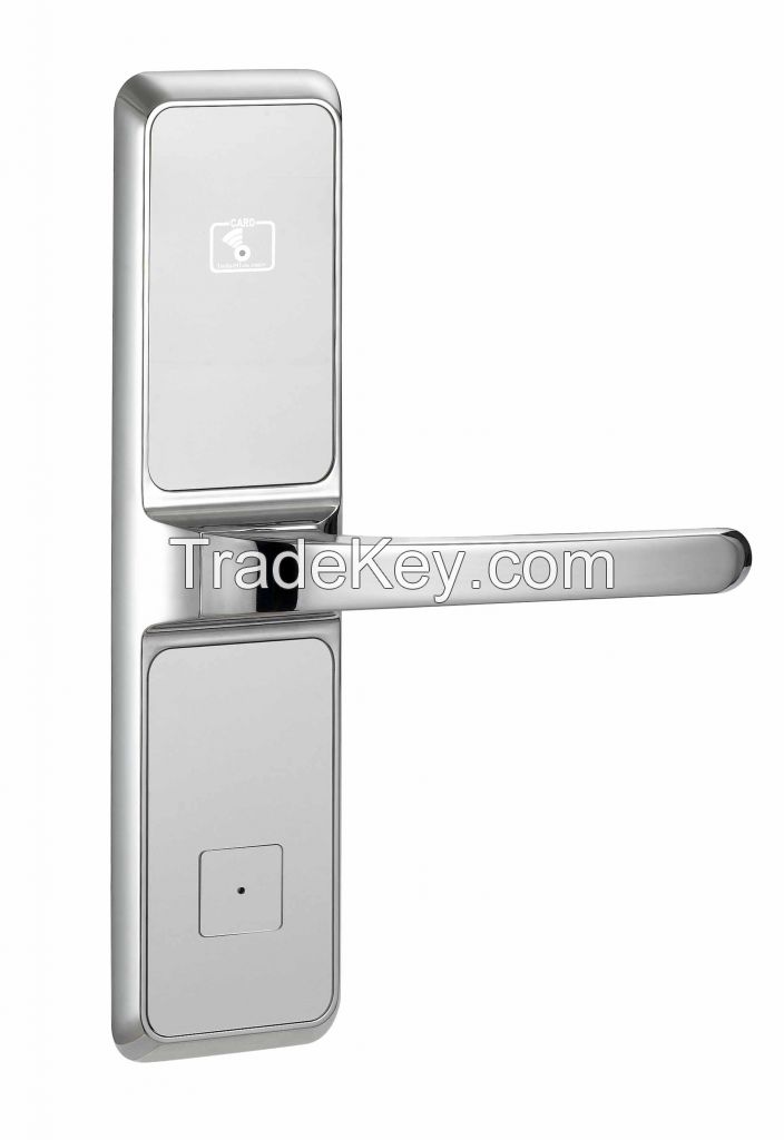 New Fashion Zinc Alloy Electronic RFID Hotel Lock With Free Management System