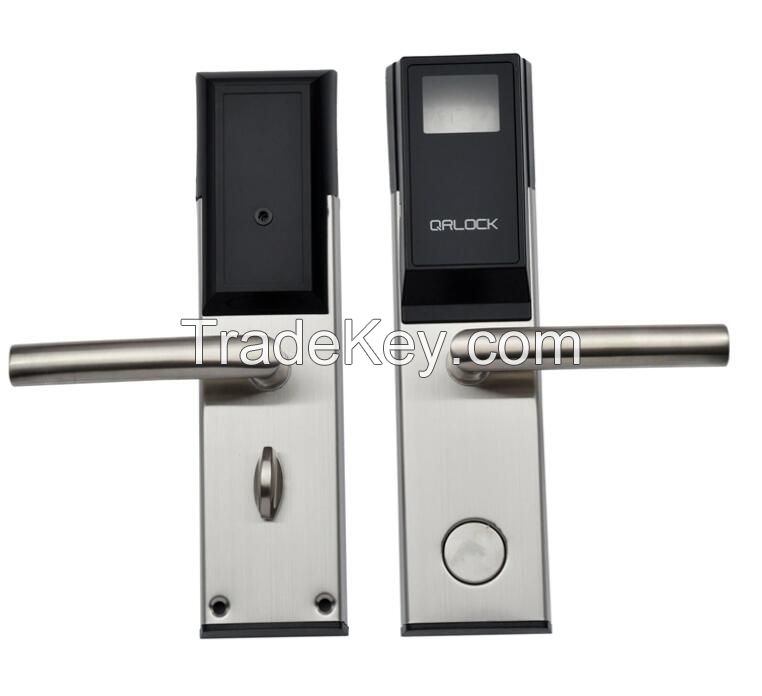 Electronic Sliding Door Mortise Qr code lock Remote Control Of Mobile App Barcode locks