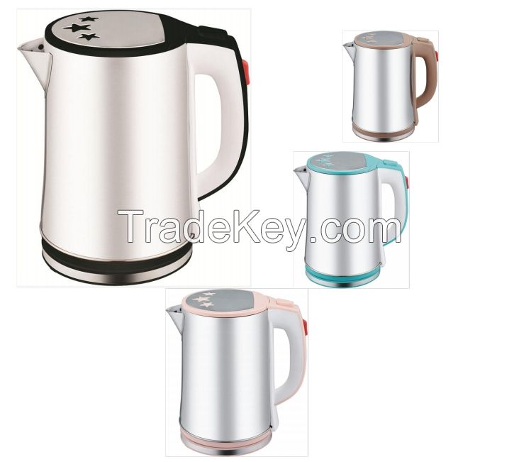  Quality Home Appliance Stainless Steel Coffee Tea Water Electric Kettles