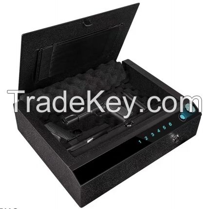 quality biometric fingerprint gun safes fireproof steel safe deposit box for gun