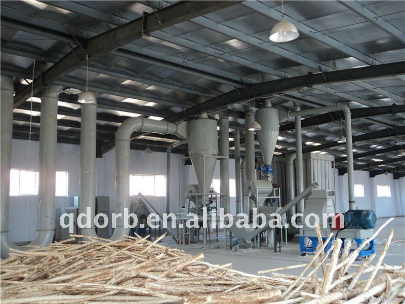 wood powder production line