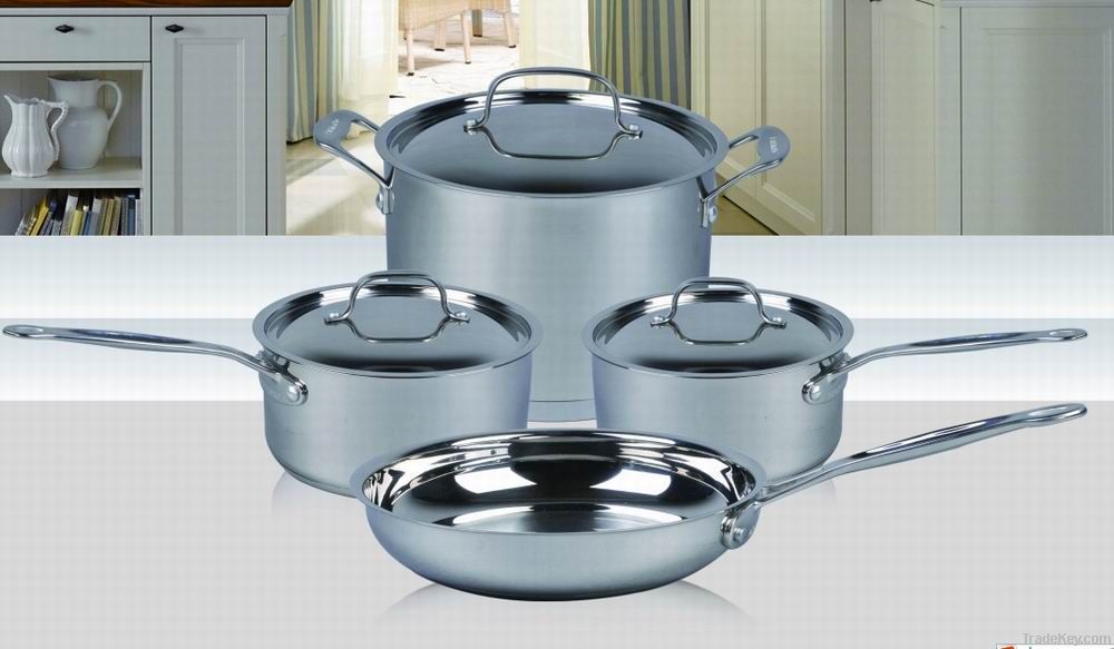 cookware sets in stainless steel