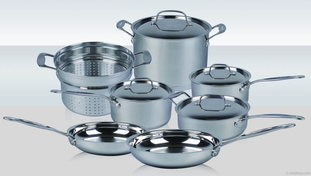 cookware sets 11 pcs in stainless steel