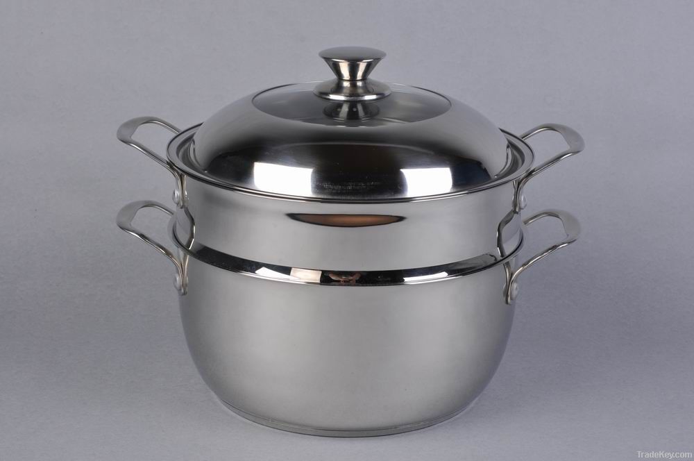 stainless steel steamer sets/pasta insert