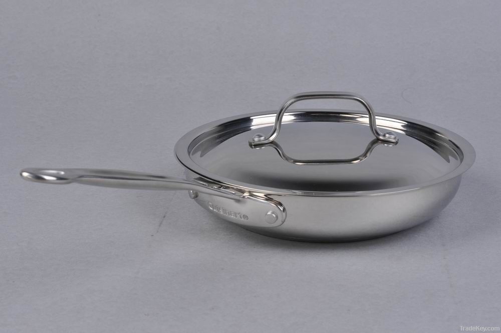 stainless steel Skillet/frying pan/saute pan/wok