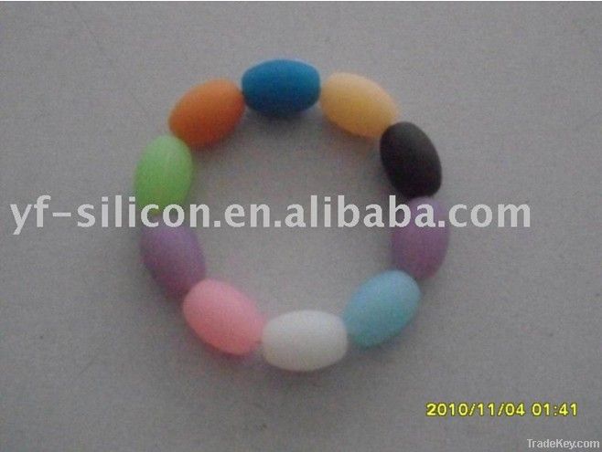 Charming Silicone Bead Bracelet