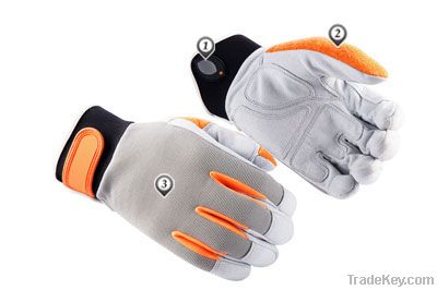 Wear gloves, protective gloves, mechanic gloves
