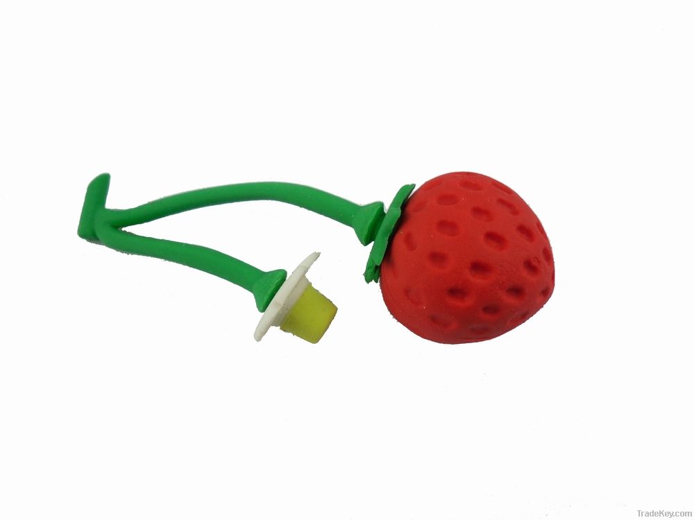 promotional wholesale fruit eraser