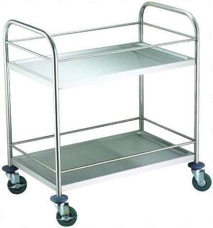 Detachable Two-layer Stainless Steel Beverage Trolley(Round Tube) SF-A1029