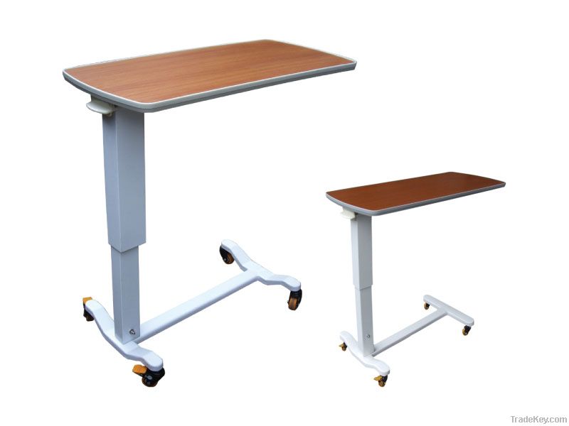 Medical Adjustable PP Over-bed Table