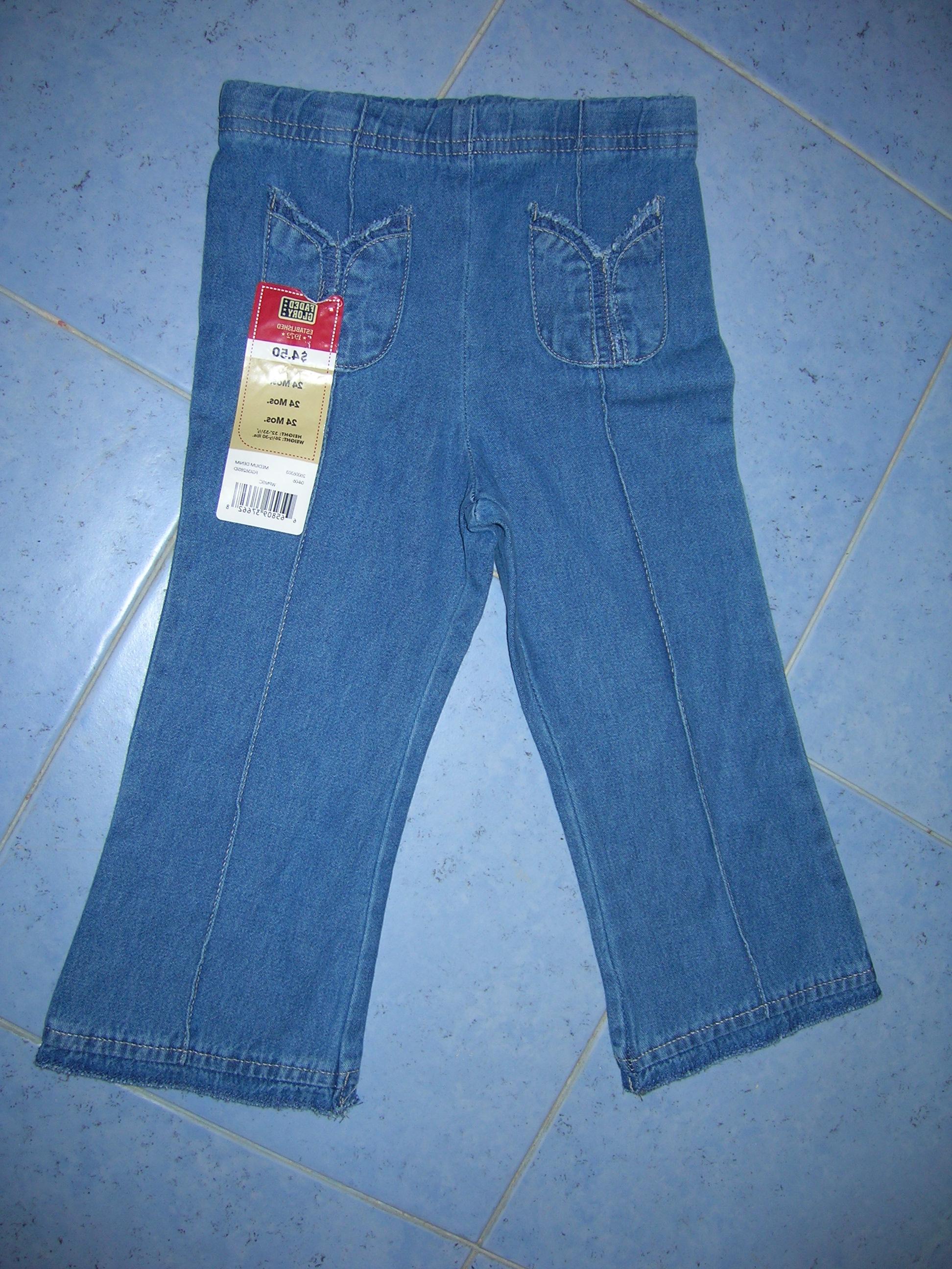 kids jeans pants original faded glory