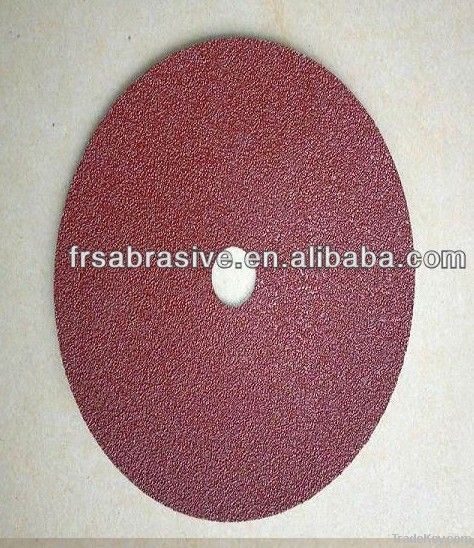 High quality aluminum oxide/ ruby fused alumina abrasive fiber sanding