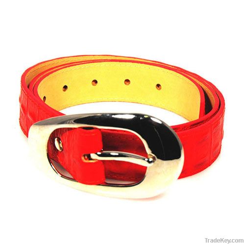 Leather belts made in Italy