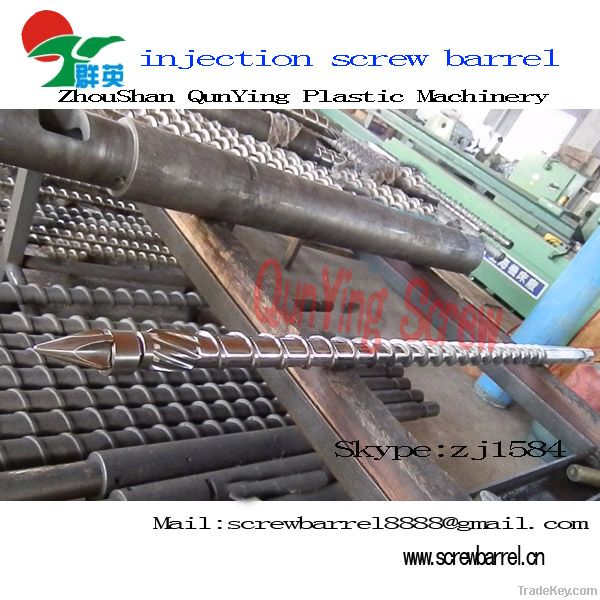 bimetallic injection screw barrel for plastic moulding machine