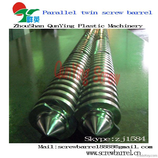 parallel twin screw barrel cylinder for extruder machine