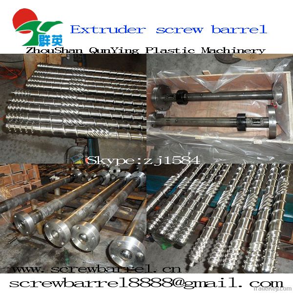 bimetallic alloy extruder screw barrel cylinder extrusion