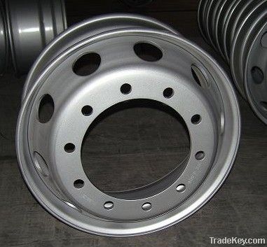 Steel wheel rim