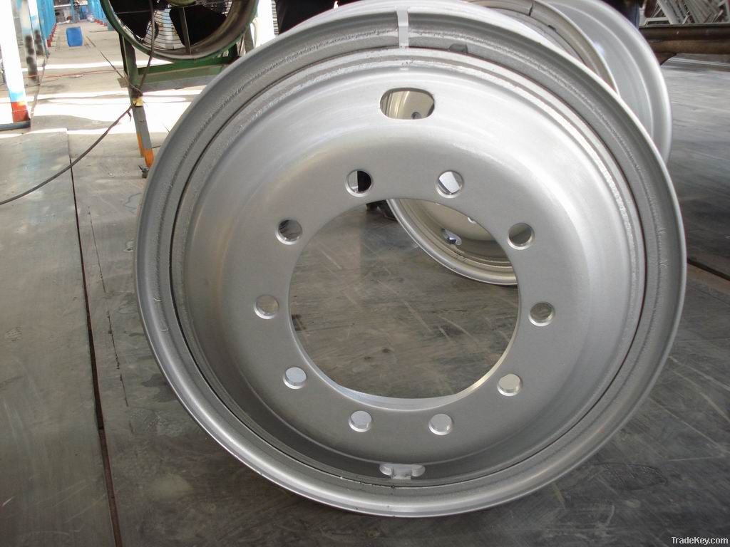 Tube steel wheel