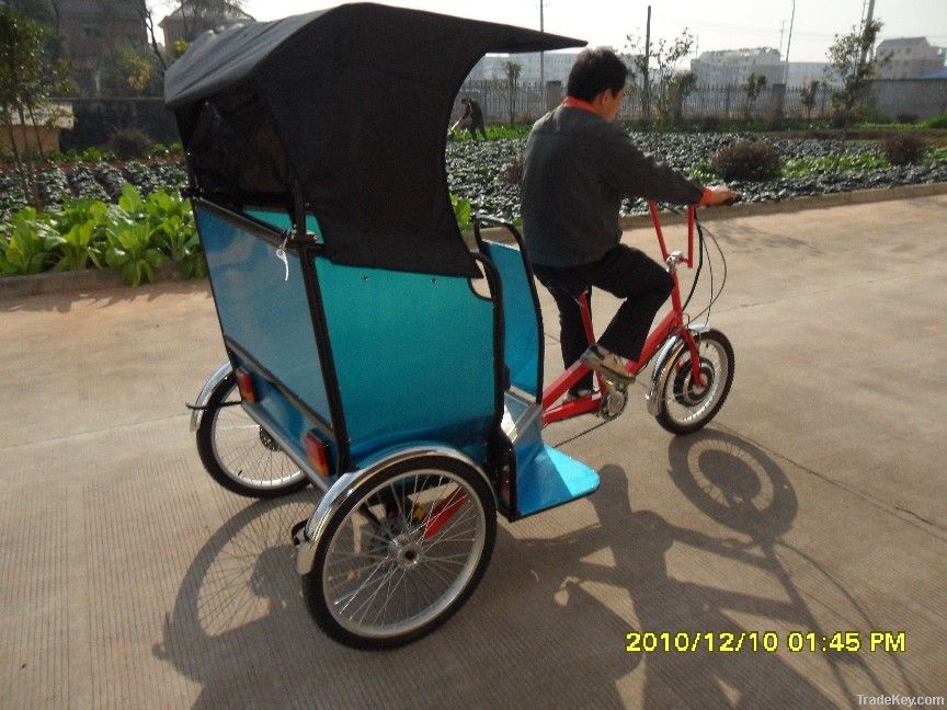 three wheel bicycle rickshaw