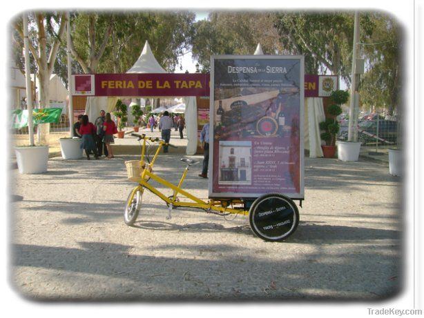 electric LED billboard trike