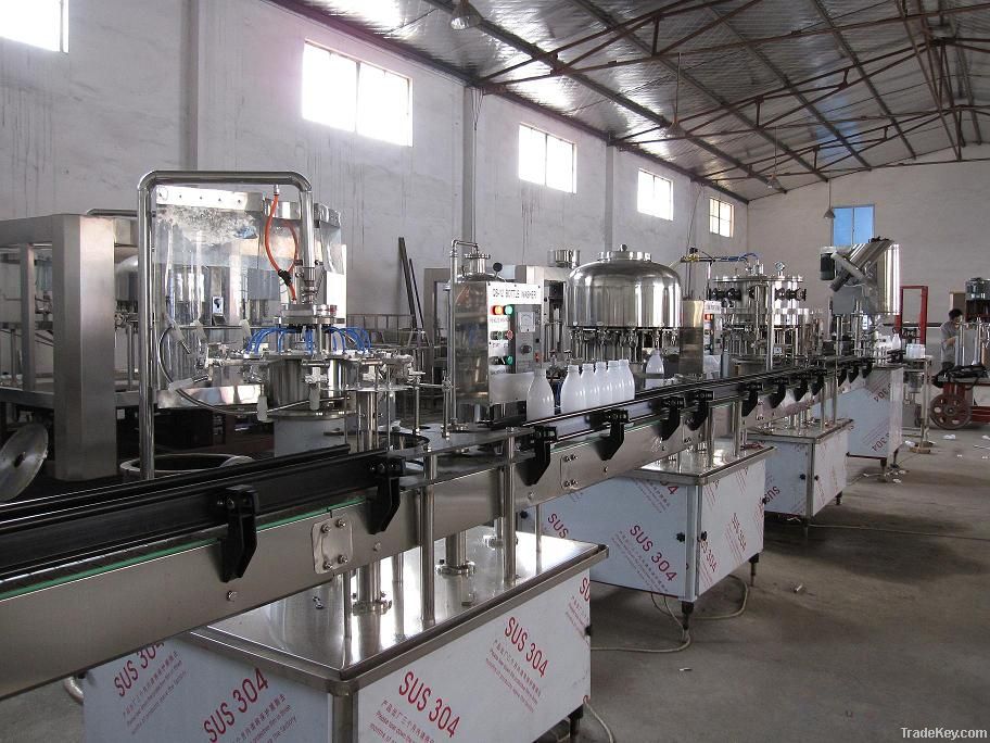 water washing filling capping machine